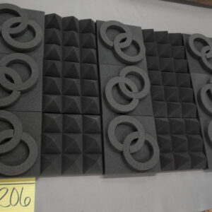 Acoustic foam with Circles