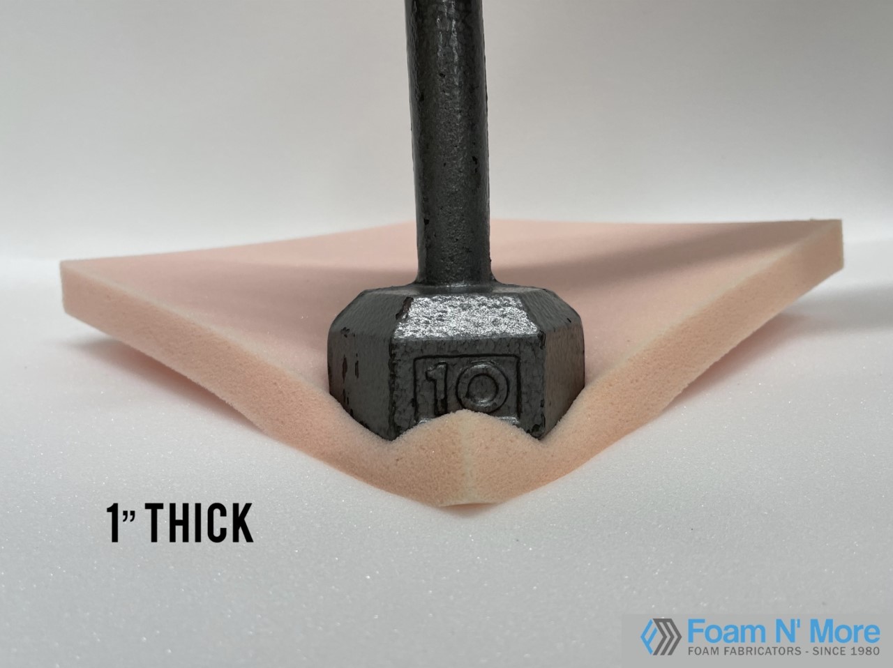 1 HD23 Soft-Med Foam with weight