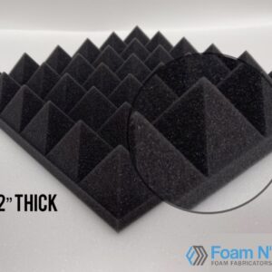 2" thick acoustic pyramid tiles
