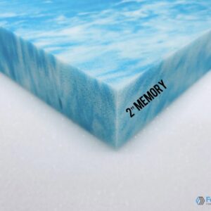 2 inch thick 4lbs gel memory