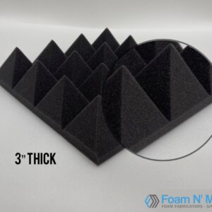 3 inch pyramid acoustic tiles
