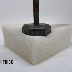 5" Thick Drain Dry Foam with weight