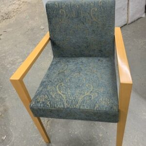 Teal Armchair Front