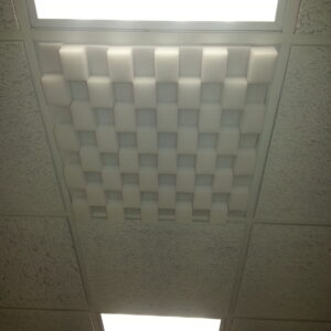 White Sound Blocking Ceiling tiles 1