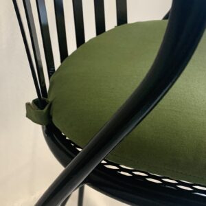 chair pad with velcor loops