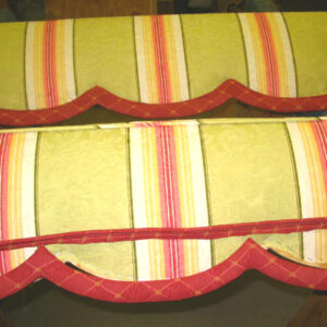 how to upholster cornice 3