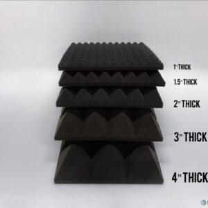 pyramid acoustic Thickness