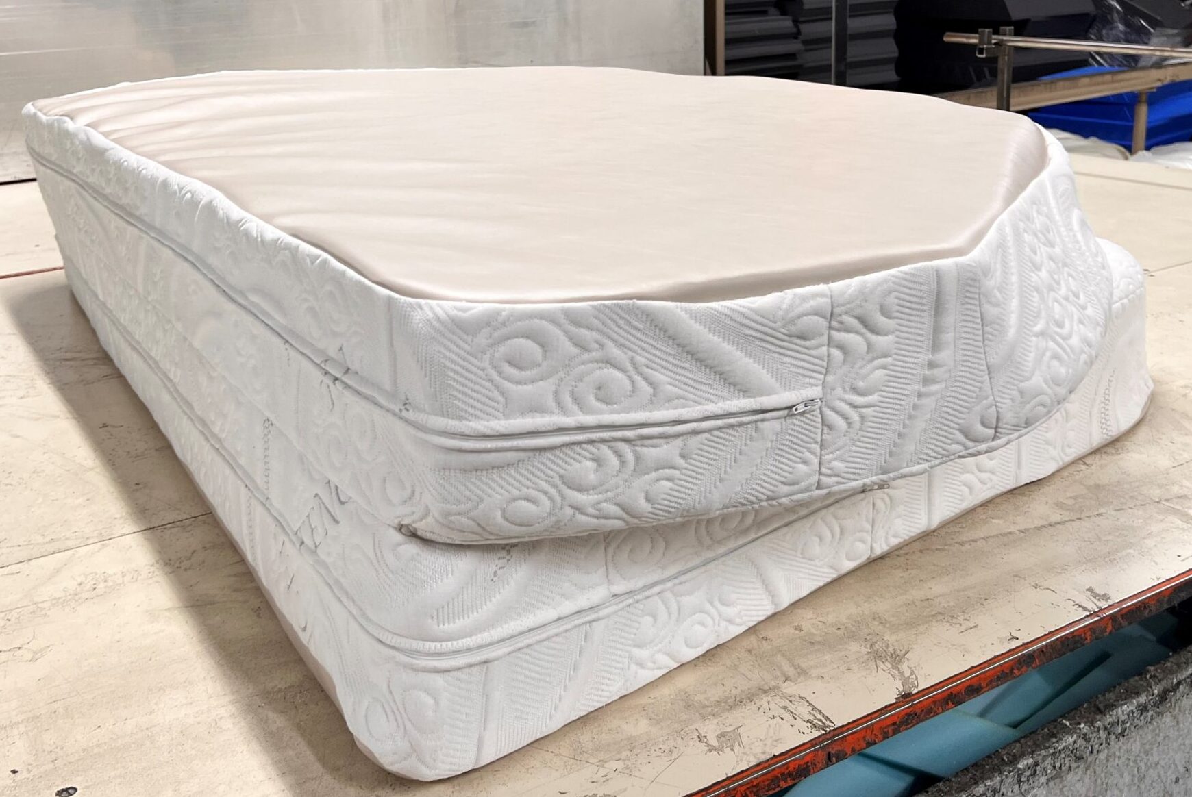 Folded mattress