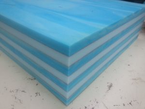 memory and firm foam layers